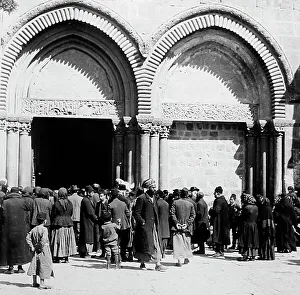 Sepulchre Prints: Church of the Holy Sepulchre, Jerusalem, Israel, early 1900s