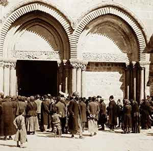 Church of the Holy Sepulchre, Jerusalem, Israel, early 1900s