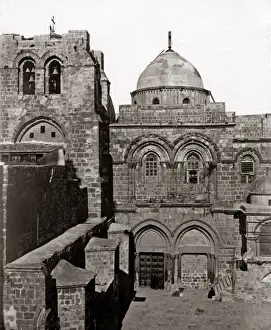 Sepulchre Prints: Church of the Holy Sepulchre Jerusalem, circa 1880s