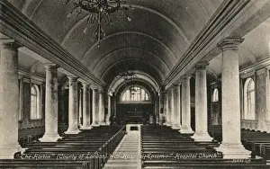 Church interior, Horton War Hospital, Epsom, Surrey