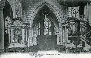 Kemmel Prints: Church Interior, Reningelst, West Flanders