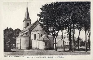Images Dated 12th February 2021: The Church at Le Poinconnet, France