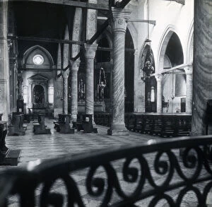 Venetian Gallery: Church of Madonna dell Orto interior, Venice, Italy