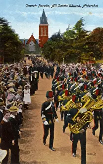 Saints Prints: Church Parade, All Saints Church, Aldershot, Hampshire