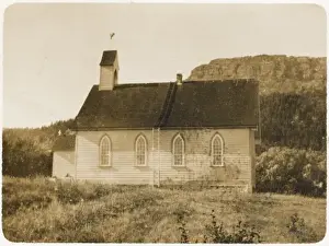 Church at Perce, Gaspe, Quebec, Canada