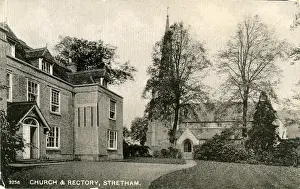 Rectory Prints: Church & Rectory, Stretham, Cambridgeshire