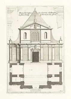 Blueprint Prints: Church of Saint-Joseph-des-Carmes, Paris