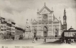 Tuscany Collection: Church of Santa Croce, Florence