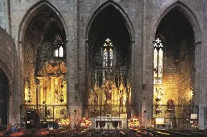Chapels Prints: Church of Santa Maria del Pi. 1319-1453. SPAIN