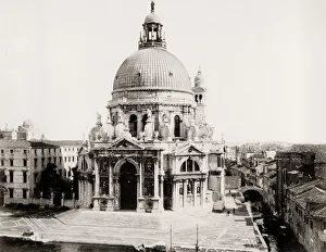 Church of Santa Maria della Salute, Venice Italy. c. 1880 s