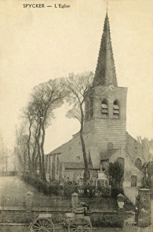 Images Dated 11th February 2016: Church at Spycker, Nord department, France