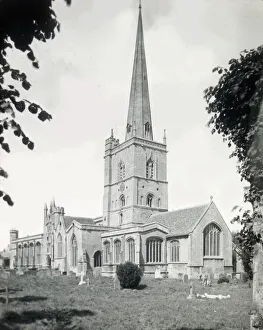 Churchyard Prints: Church of St John the Baptist, Burford, Oxfordshire