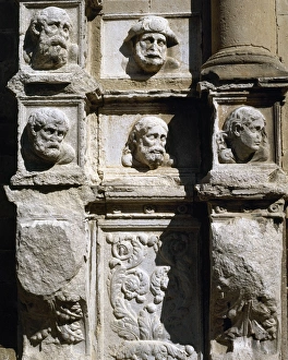 Neoclassic Collection: Church of St. Mary. Built between 1747 and 1789. Busts and r