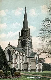 Nottinghamshire Prints: The Church of St Mary the Virgin, Clumber Park, Nottinghamsh