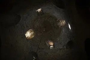 Darkness Prints: Church of St. Michael (San Miguel). Domed dome. Tarrasa. Cat