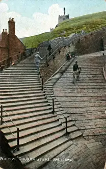 The Church Steps, Whitby, Yorkshire
