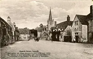 Lacock Prints: Church Street, Lacock, Wiltshire