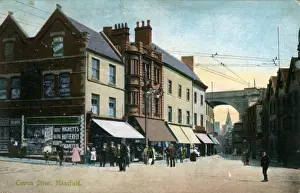 Nottinghamshire Prints: Church Street, Mansfield, Nottinghamshire