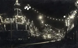 Outfitter Prints: Church Street at night, Pretoria, Transvaal, South Africa