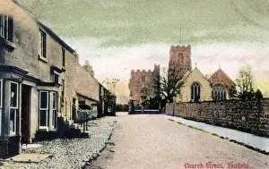 Ripon Prints: Church Street, Tanfield, Yorkshire