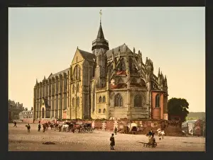 The Church in the town, Eu, France