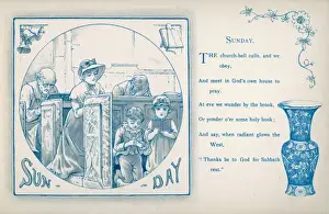 Devout Prints: Churchgoers 1886
