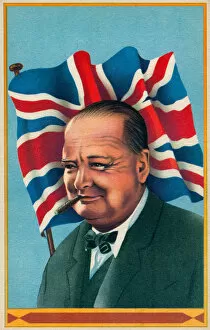 Images Dated 4th May 2020: Churchill - Belgian card