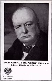 Images Dated 4th May 2020: Churchill - British War Propaganda