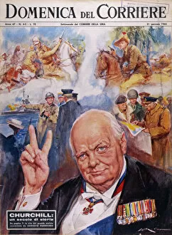 Winston Churchill Gallery: Churchill / Domenica 1965