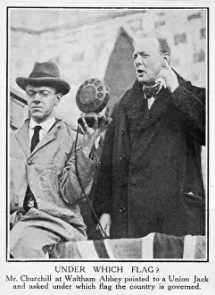 Waltham Prints: Churchill Electioneering