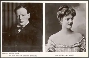 Fiancee Prints: Churchill and Fiancee