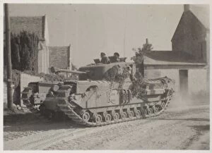 A Churchill tank