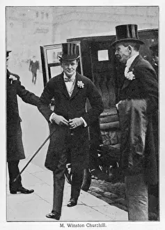 Arrives Prints: Churchill on Wedding Day