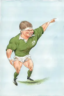 Fitzgerald Prints: Ciaran Fitzgerald - Irish rugby player