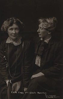 Ellen Collection: Cicely Hamilton and Edith Craig