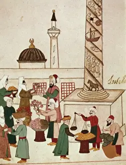 Nazionale Prints: Cicogna manuscript. Memorie Turchesche : Bazaar
