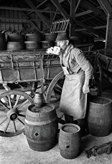 Cider maker, Somerset, England