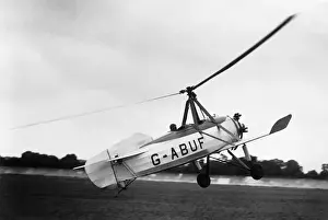 Eglb Prints: Cierva C. 19 Mk IV Autogyro Flying Low-Level at an Unusua?