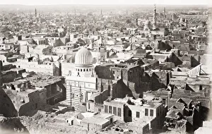 Ciew of the city of Cairo from the Citadel