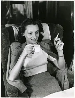 Comfortable Prints: A CIGARETTE AND A COFFEE