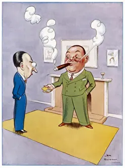 Cigarette, Old Man? By H. M. Bateman