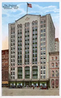 Ohio Prints: Cincinnati Enquirer Building, Cincinnati, Ohio, USA