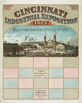 Cincinnati Prints: Cincinnati, Industrial exposition, 1873