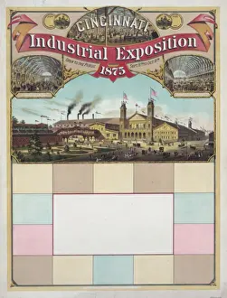 Cincinnati Prints: Cincinnati Industrial Exposition, 1875
