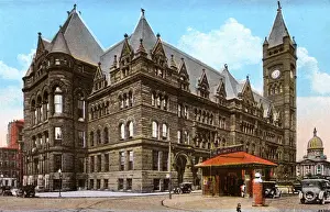 Cincinnati Prints: Cincinnati, Ohio, USA - City Hall Building