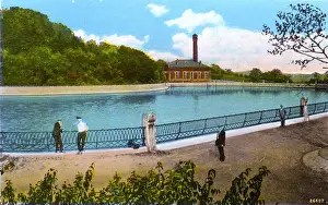 Cincinnati Prints: Cincinnati, Ohio, USA - Reservoir at Eden Park