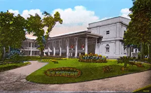 Cincinnati Prints: Cincinnati, Ohio, USA - Zoo Club House Pavilion and Stage