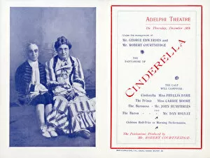 Adelphi Gallery: Cinderella, Adelphi Theatre, London, Christmas pantomime with Phyllis Dare in the title
