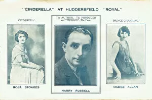 Russell Gallery: Cinderella Flyer for the Theatre Royal in Huddersfield
