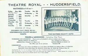 Cinderella Flyer for the Theatre Royal in Huddersfield